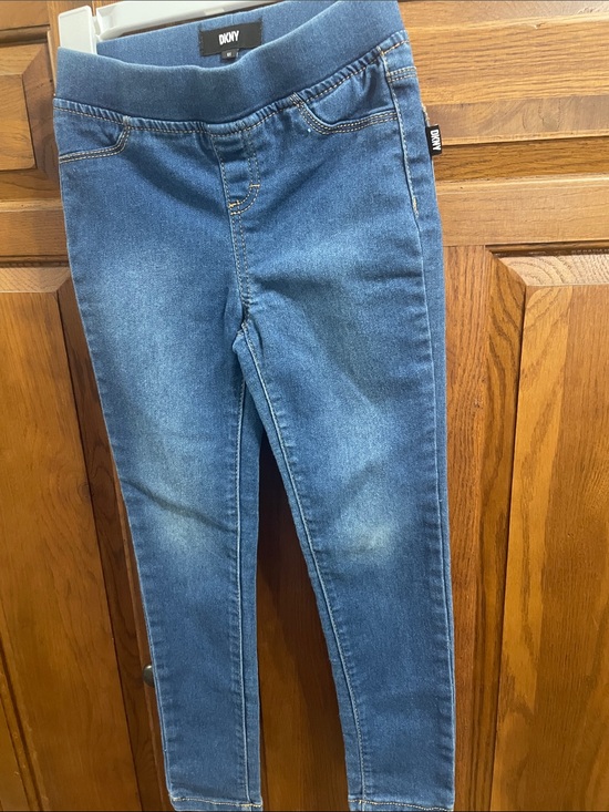 Dkny Other - DKNY Medium Blue Stretch Jeggings with Elastic Waist Sz. 6X gently loved